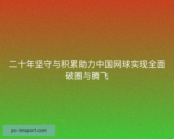 二十年坚守与积累助力中国网球实现全面破圈与腾飞